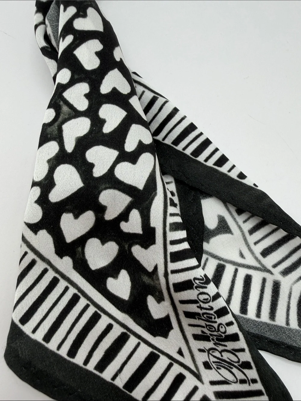 Brighton Fashionista Open Hearts Scarf Keychain or Purse Charm